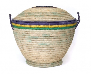 lidded toy basket