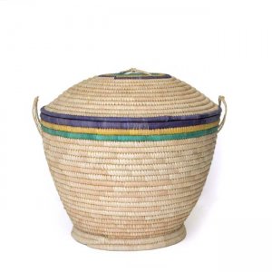 lidded toy basket