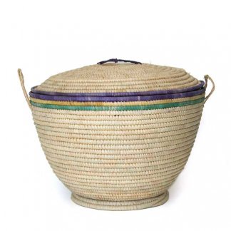 lidded toy basket