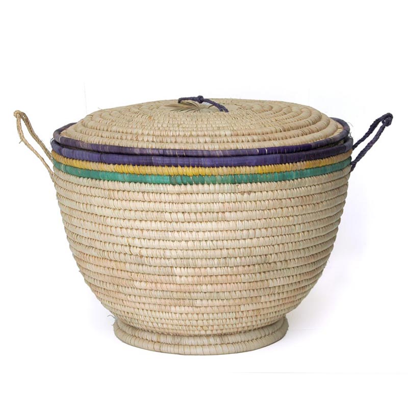 lidded toy basket