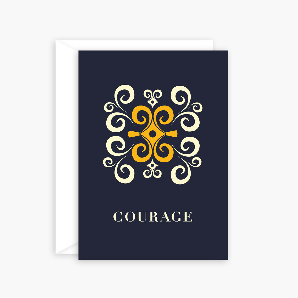 Have Courage (Dwennimmen Symbol) – blank encouragement card