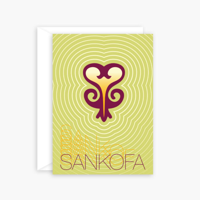 Sankofa – encouragement greeting card