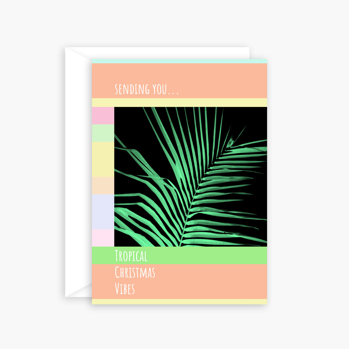 Sending You… Tropical Christmas Vibes – set of 10 cards