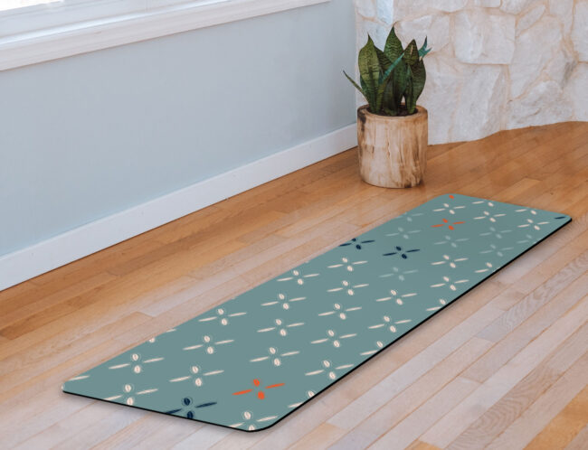 Cowrie Yoga Mat in Seafoam