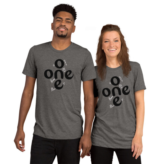 The ONE Project | unisex tshirt with white text