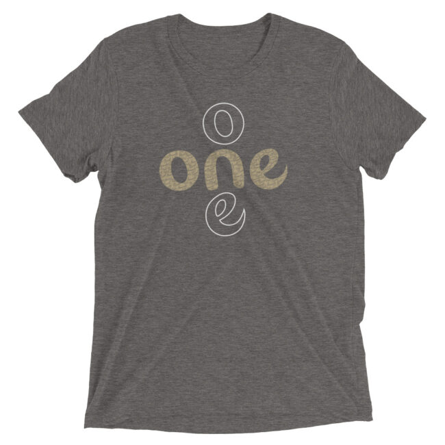 The ONE Project | unisex tshirt (gold)