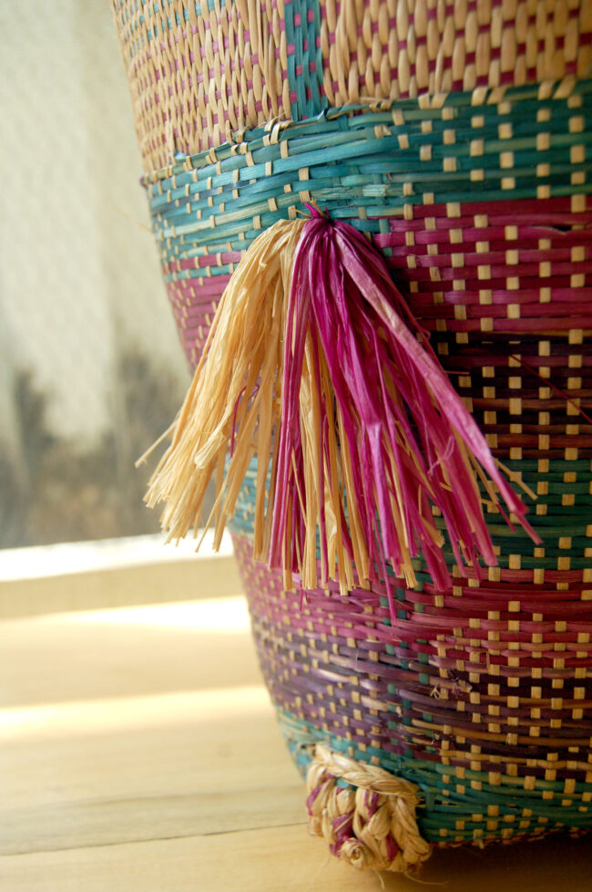 Set of 2 Deep Planter Baskets (Tea-Harvester Baskets) • AfriMod