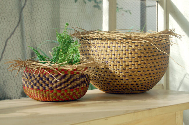 AfriMod Bird’s Nest Planter Basket Set #2