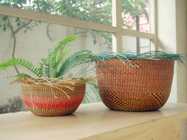 AfriMod Bird’s Nest Planter Basket Set #3
