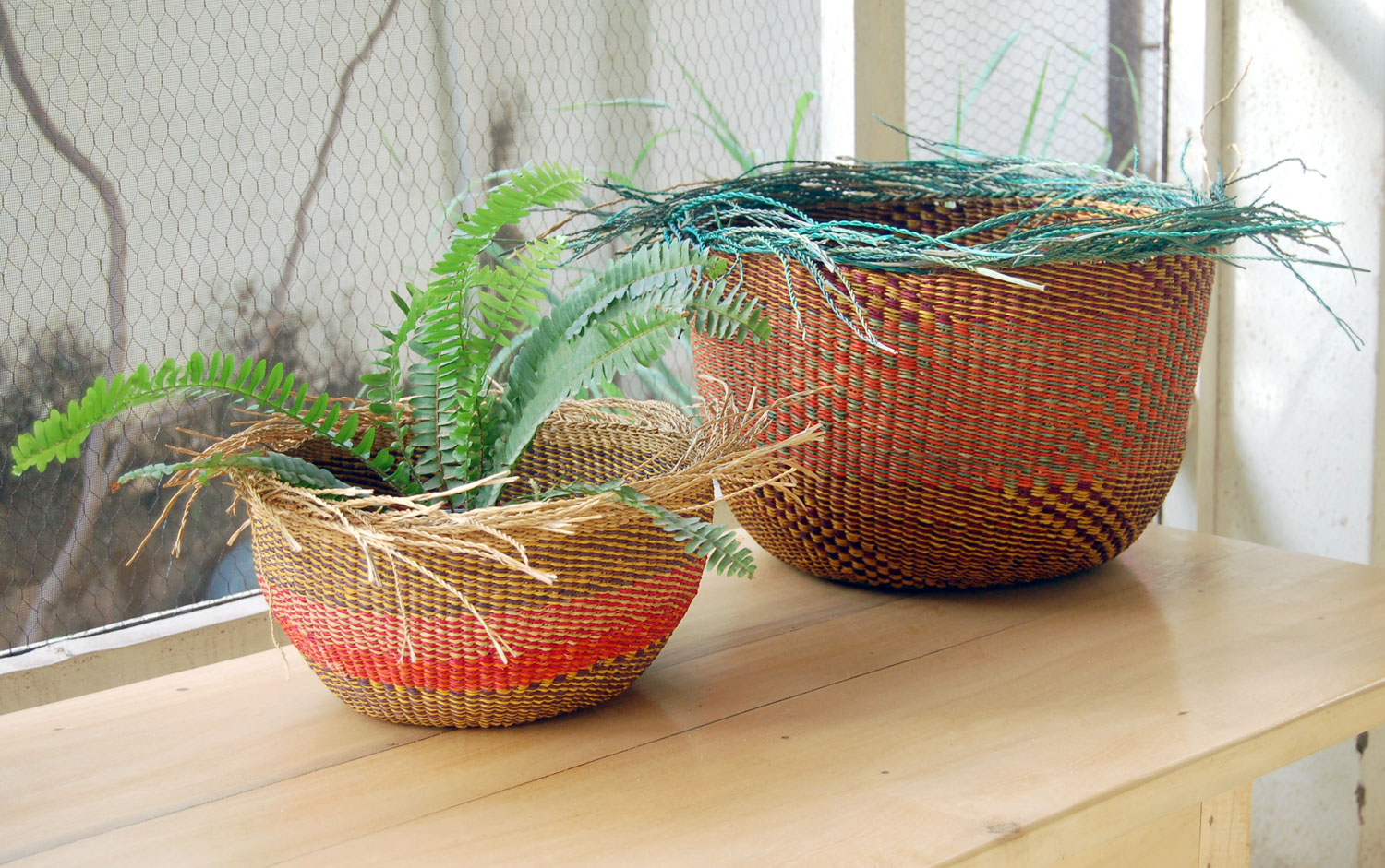 AfriMod Bird’s Nest Planter Basket Set #3