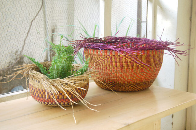AfriMod Bird’s Nest Planter Basket Set #4