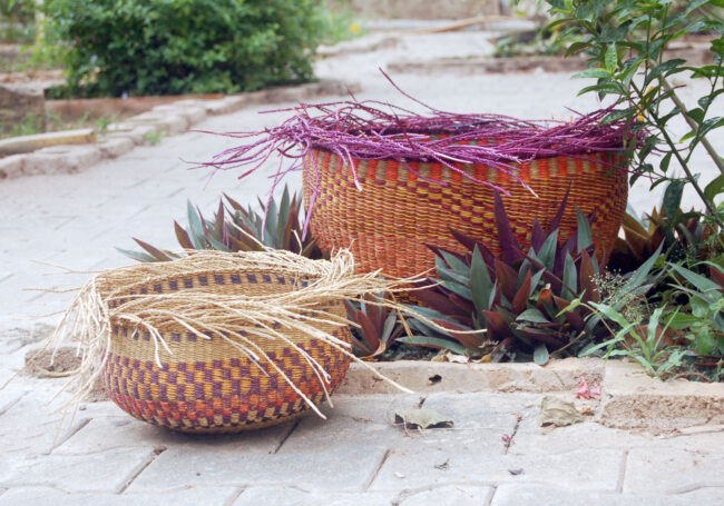 AfriMod Bird’s Nest Planter Basket Set #4