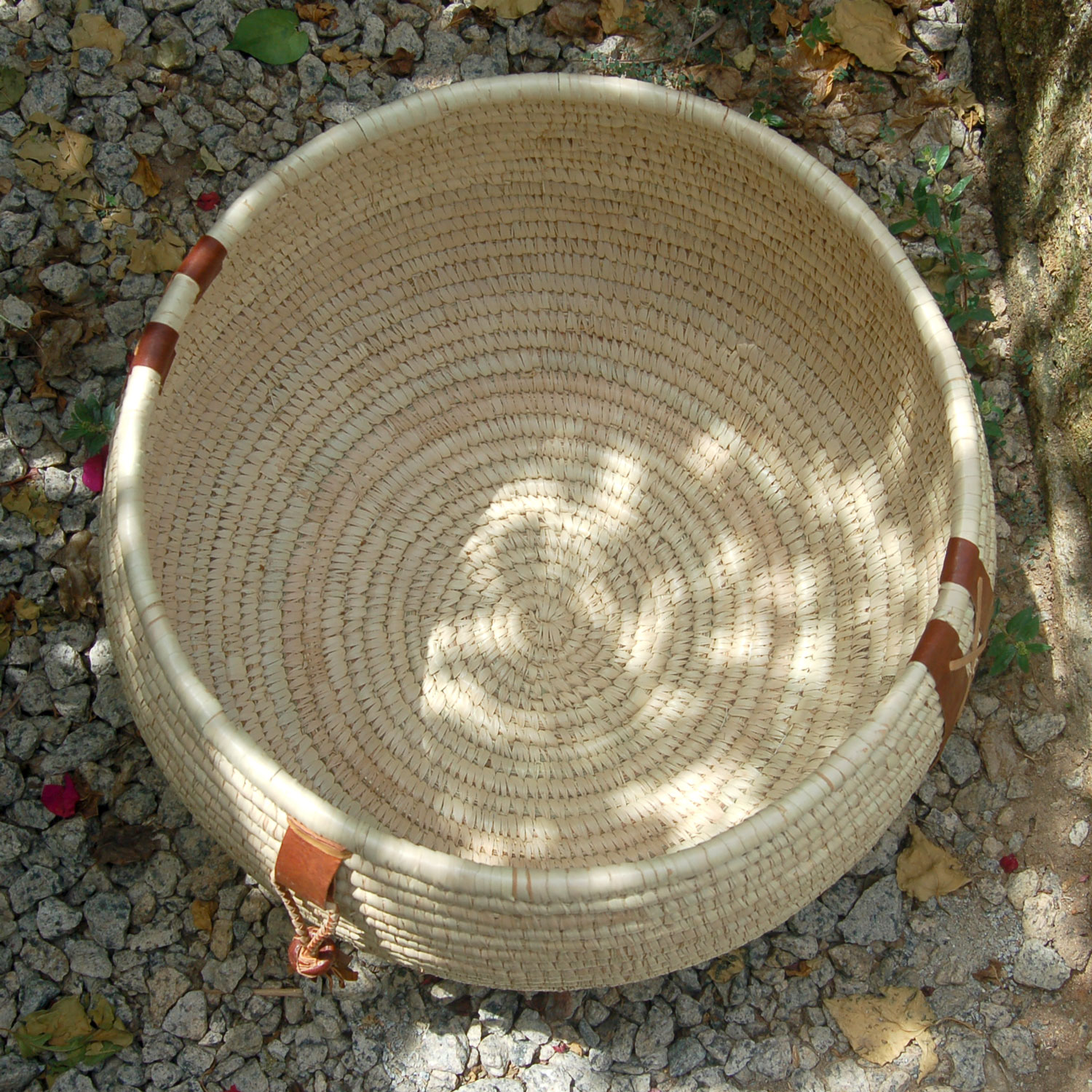 AfriMod Natural #4: Homage to Hausa – Large Lidded Storage Basket