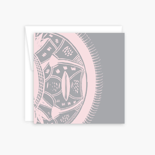 Pink Tapestry – blank note card