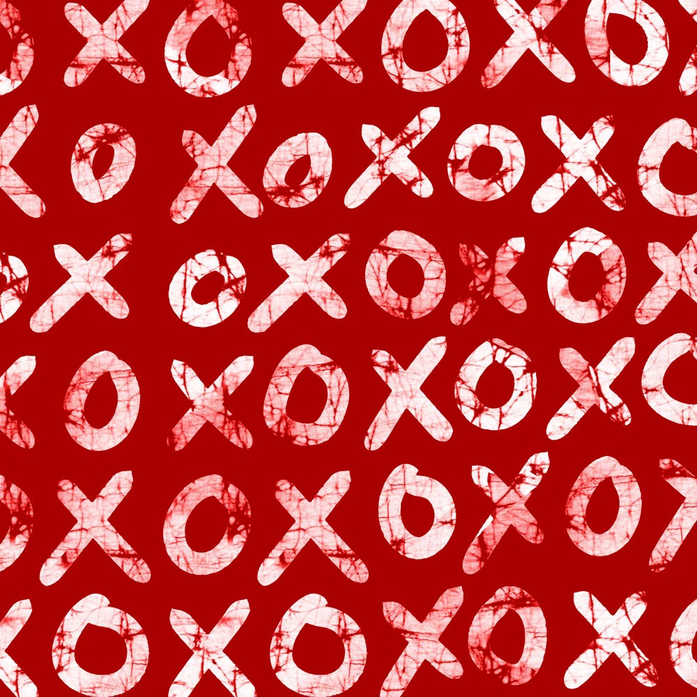 XOXO - Hugs + Kisses in Red • AfriMod