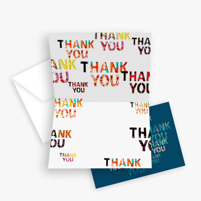 Thank You… Very Much – African print thank you card