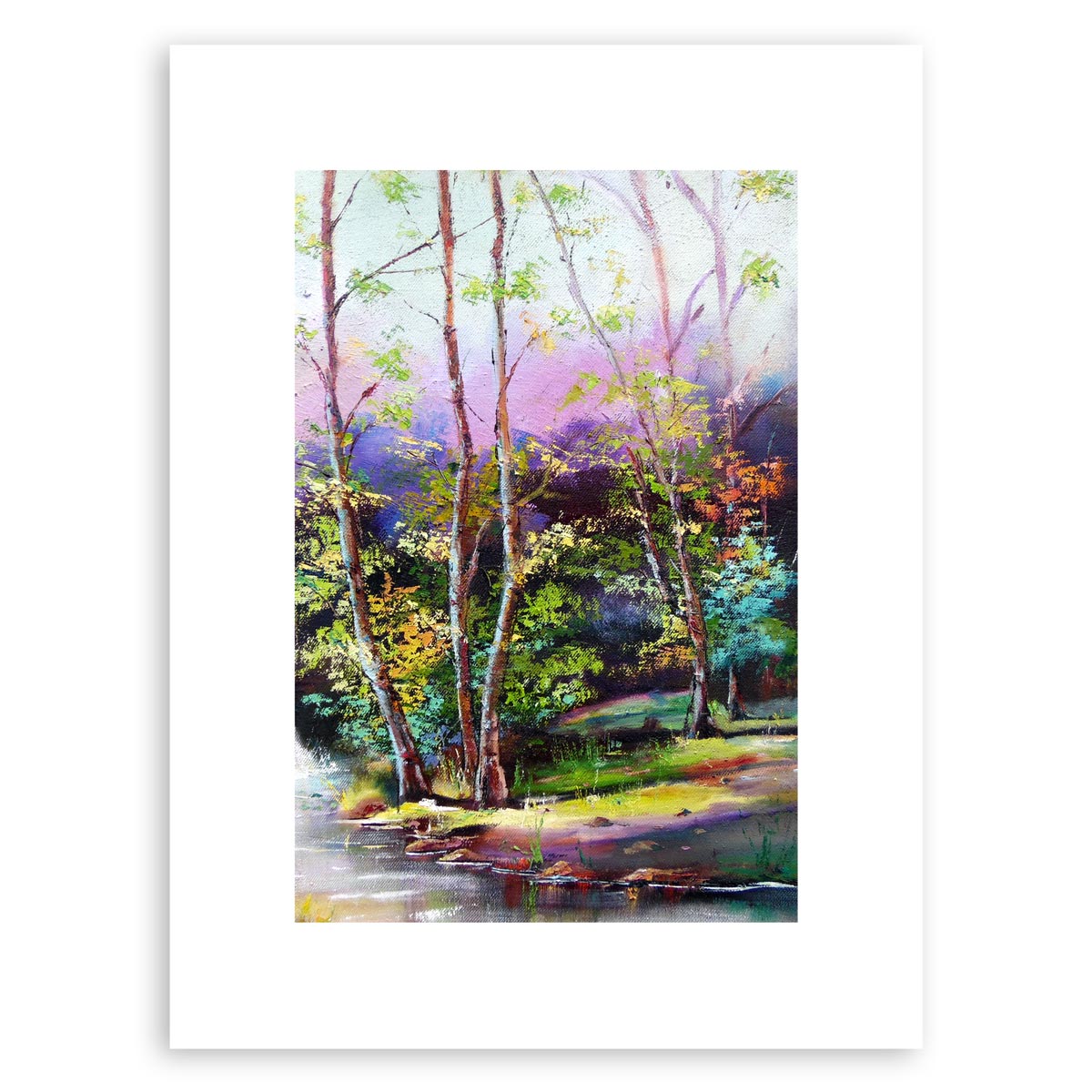 Surreal Forest Scene II – art print