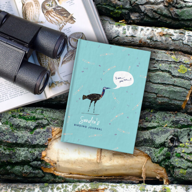 Personalized Birding Journal – I see you too-oooo