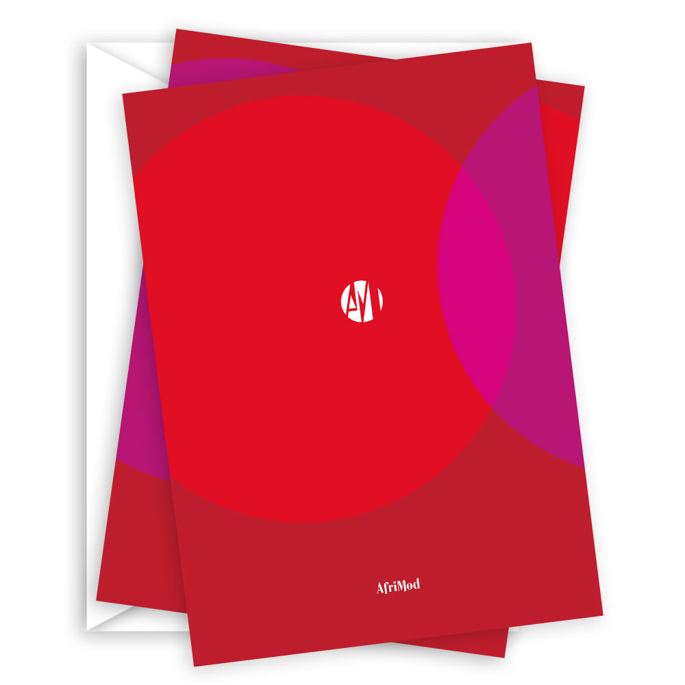 Abstract Holiday Card: Unity Togetherness Harmony (10 cards) • AfriMod