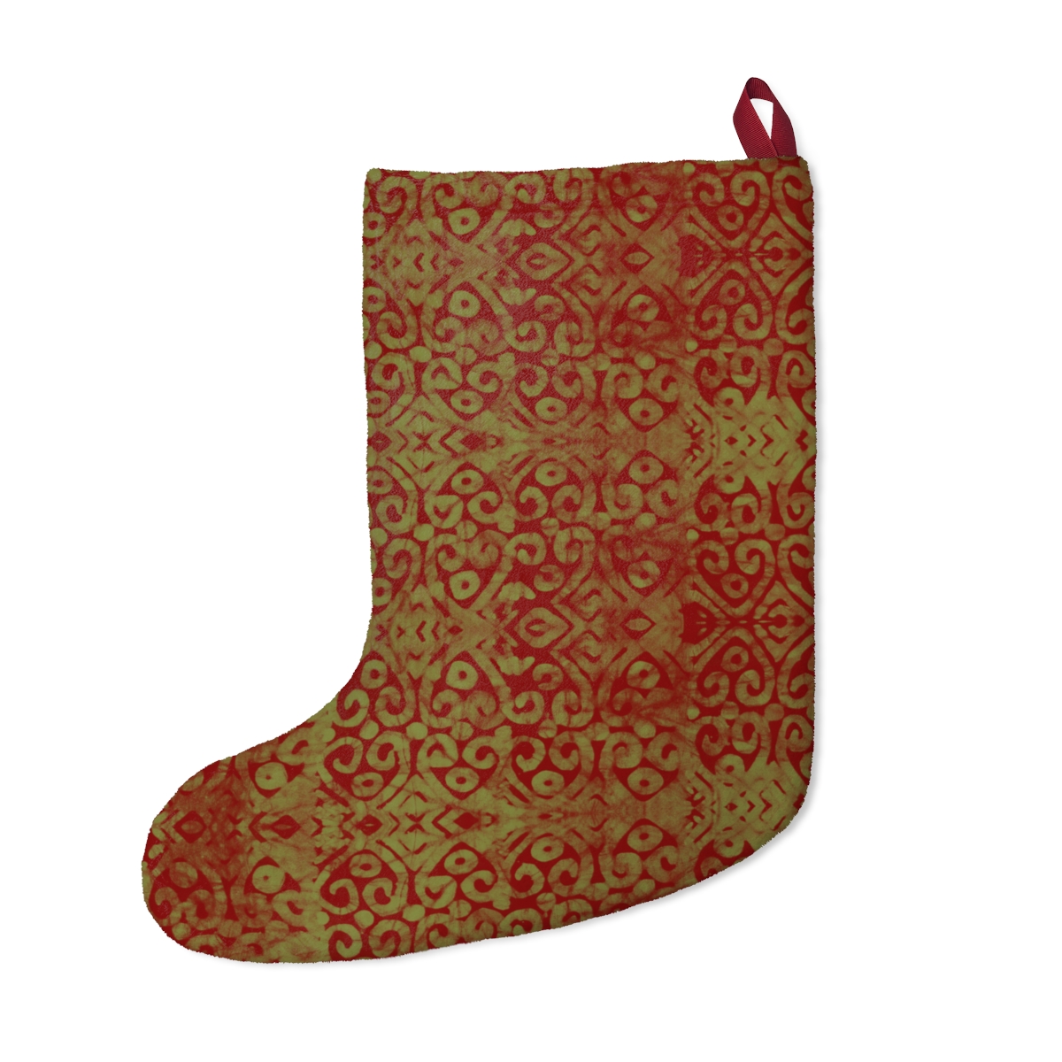 Batik-inspired Christmas Stockings