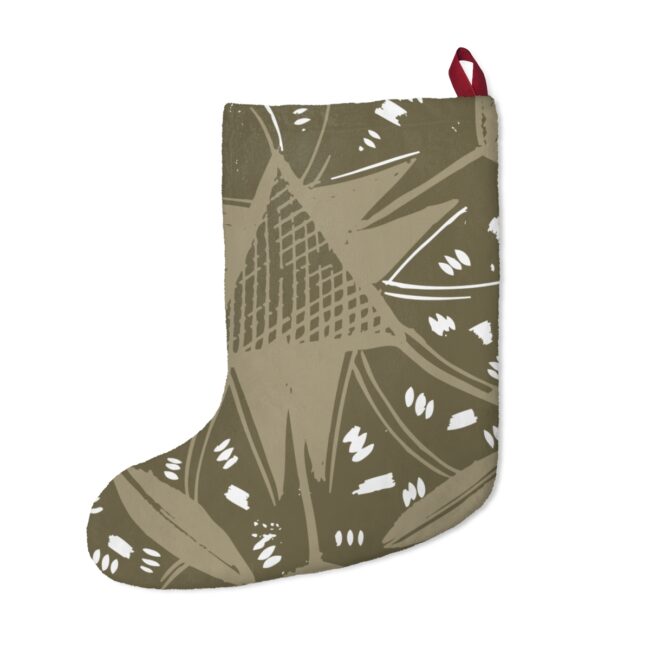 Tropical Modern Christmas Stockings – Designer Print Holiday Decor
