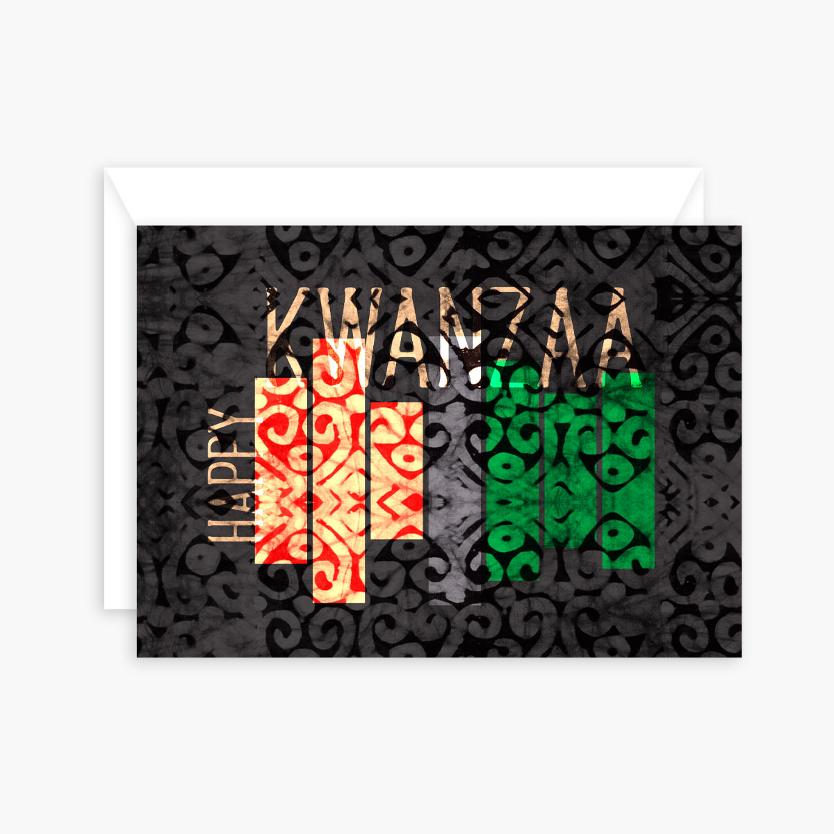 Modern Kwanzaa Card (horizontal)