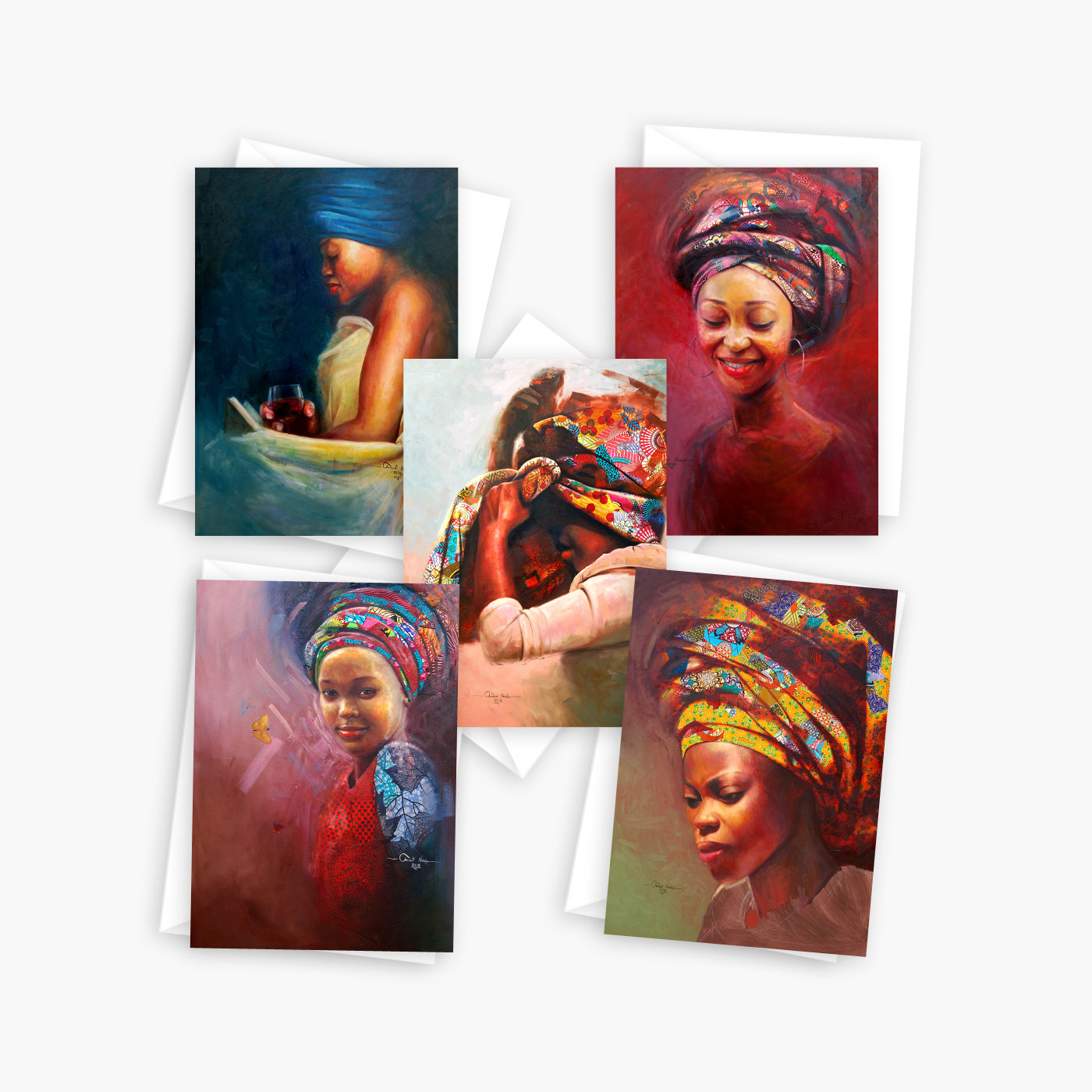 Sisterhood of the Headwraps: Blank art cards (10 cards set)