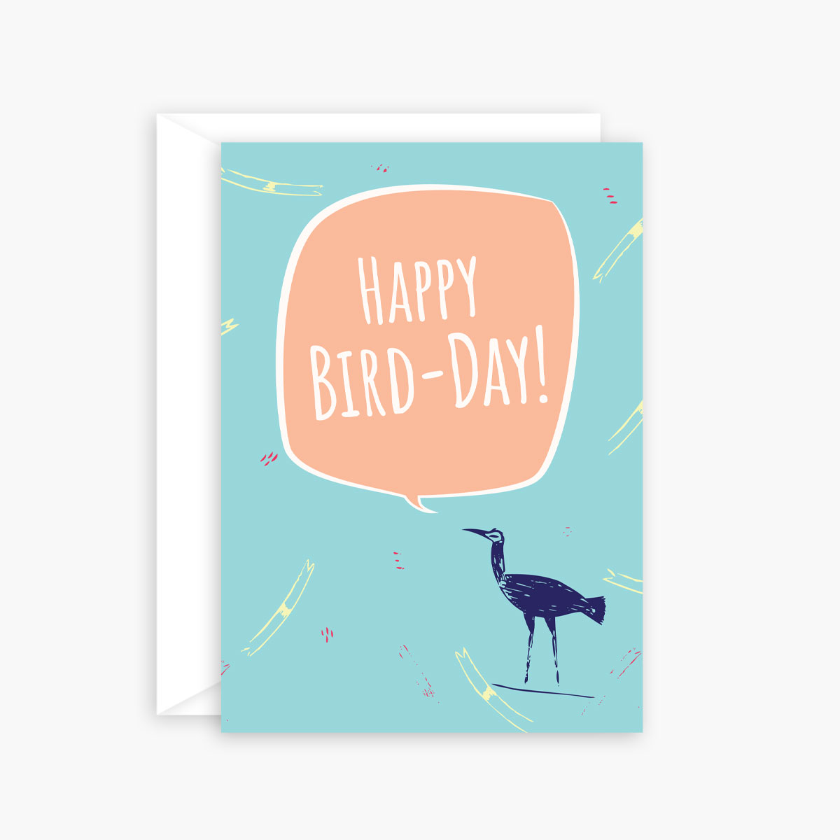 Happy Bird-Day! Birthday Card (’cause you so fly)