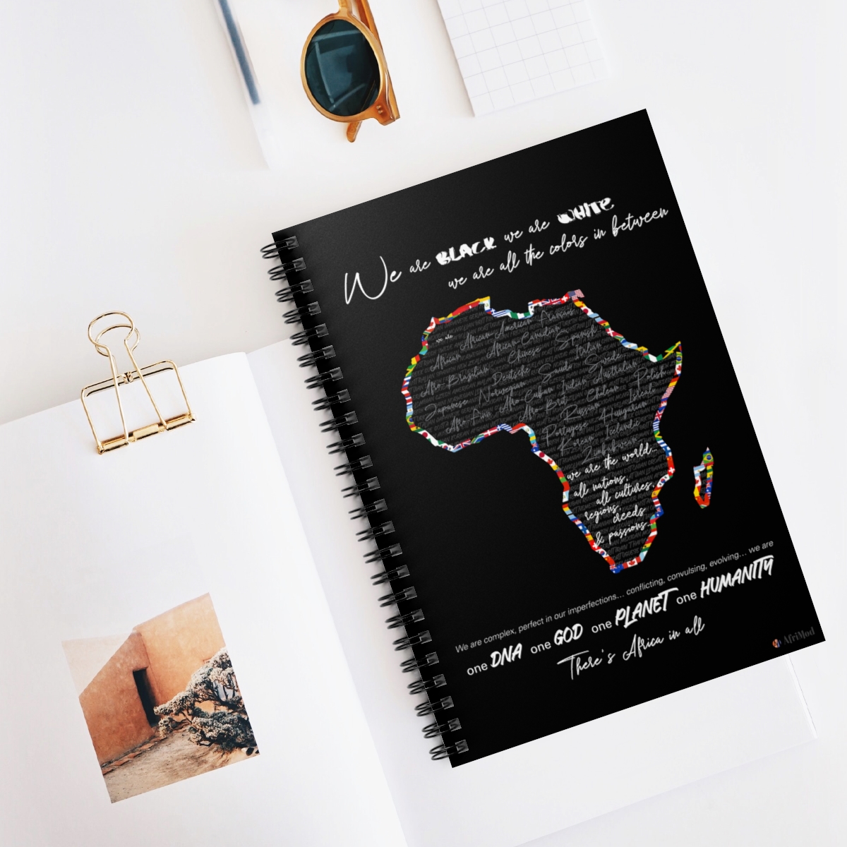 Africa in All – Inspirational Notebook (spiral bound)