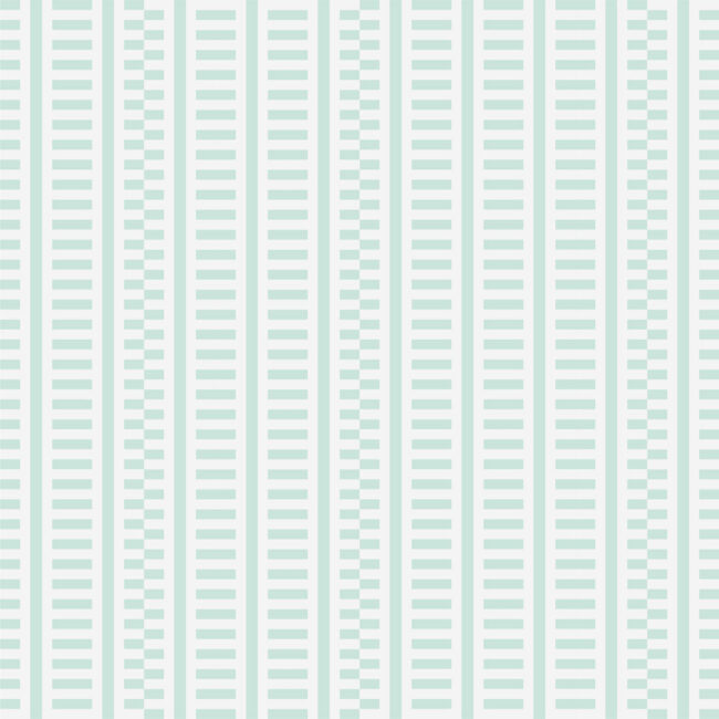 Shifted Stripes Wallpaper (Aqua)