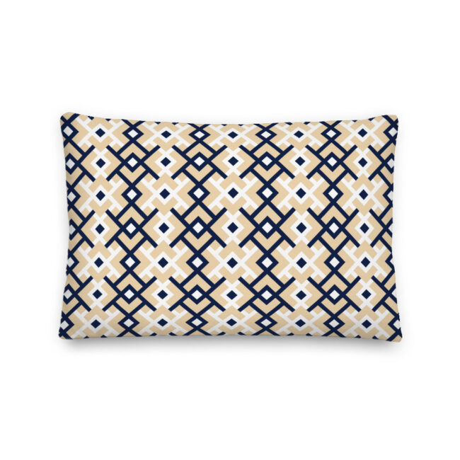 Kuba / Scandi Double Diamond Lumbar Pillow - indoor/outdoor pillow ...