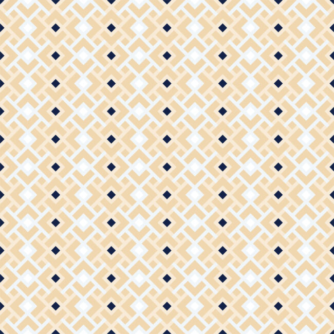 Diamond Lattice Wallpaper in Cream