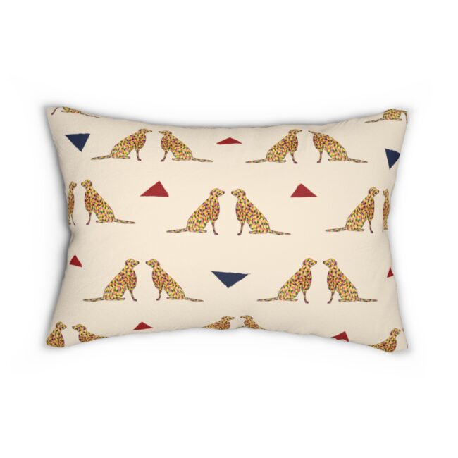 Artsy “Good Dog – 2” Lumbar Pillow – indoor or outdoor