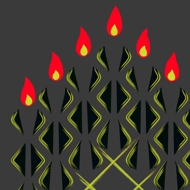 Seven Candles of Kwanzaa Card