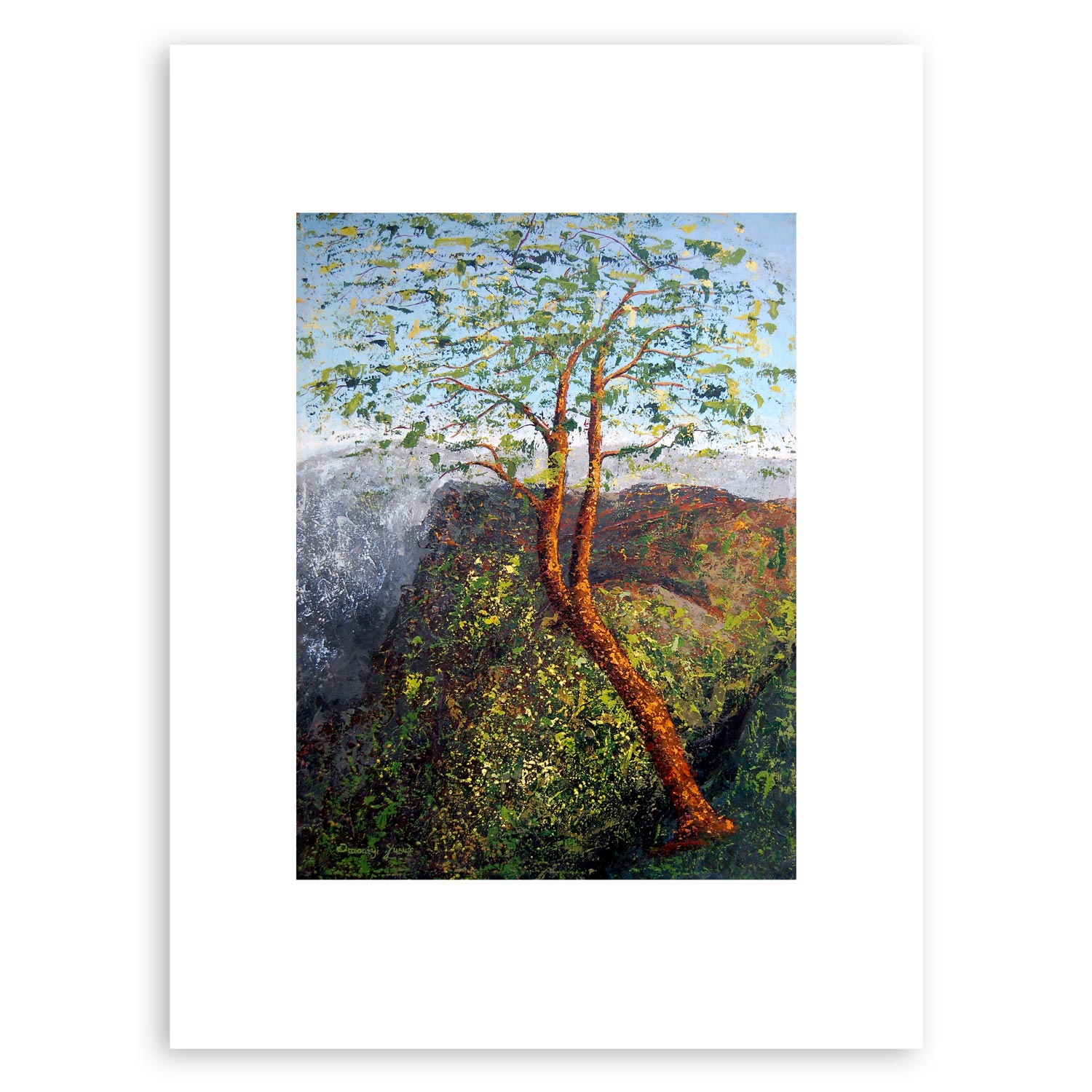 Abstract In Nature – abstract landscape art print