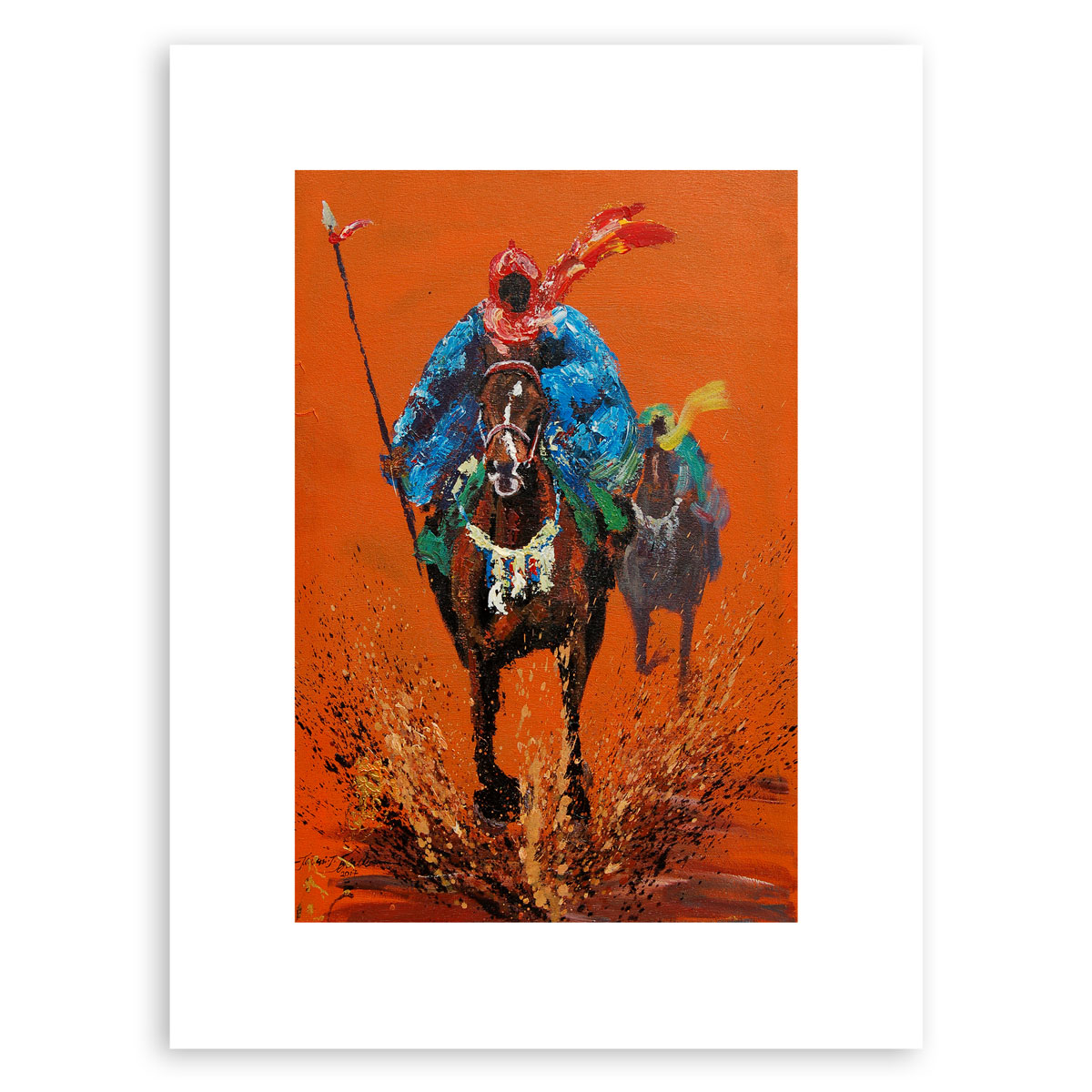 African Equestrian Festival (Durbar) – art print
