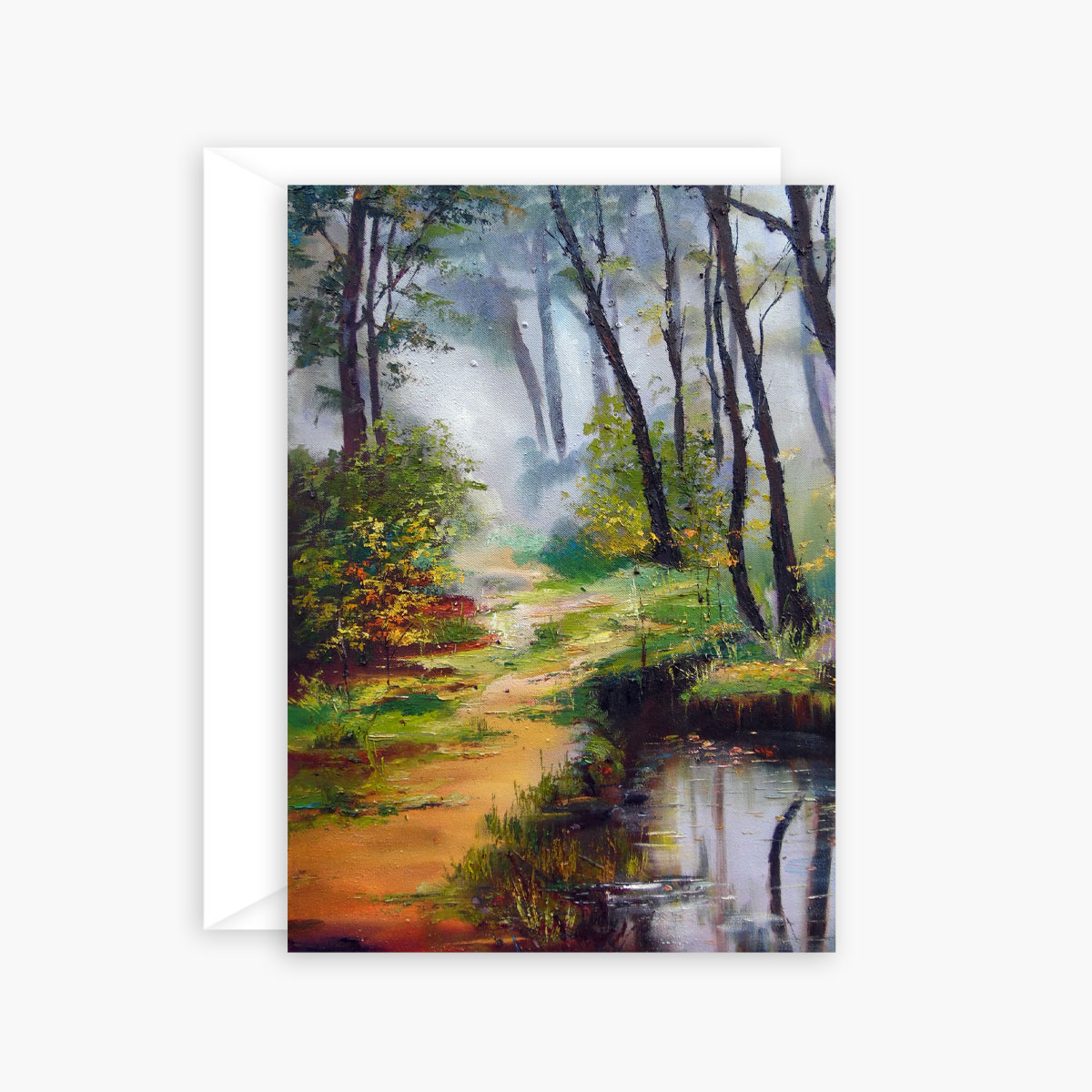 Mystic Forest – blank art card