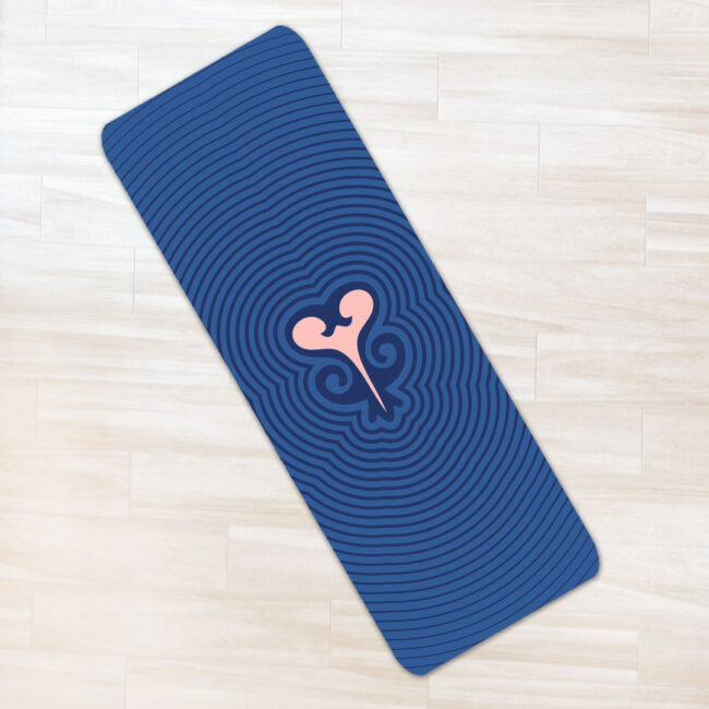 Sankofa Yoga Mat – Blue Ripples