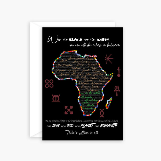 Africa in All – Kwanzaa Greeting Card