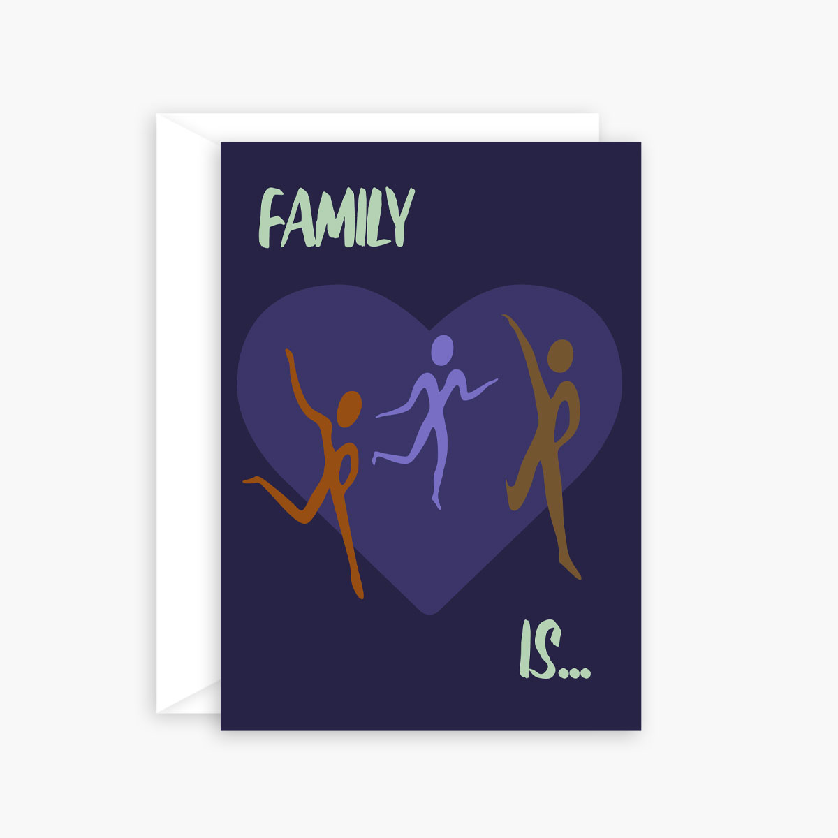 Family is… making memories – greeting card
