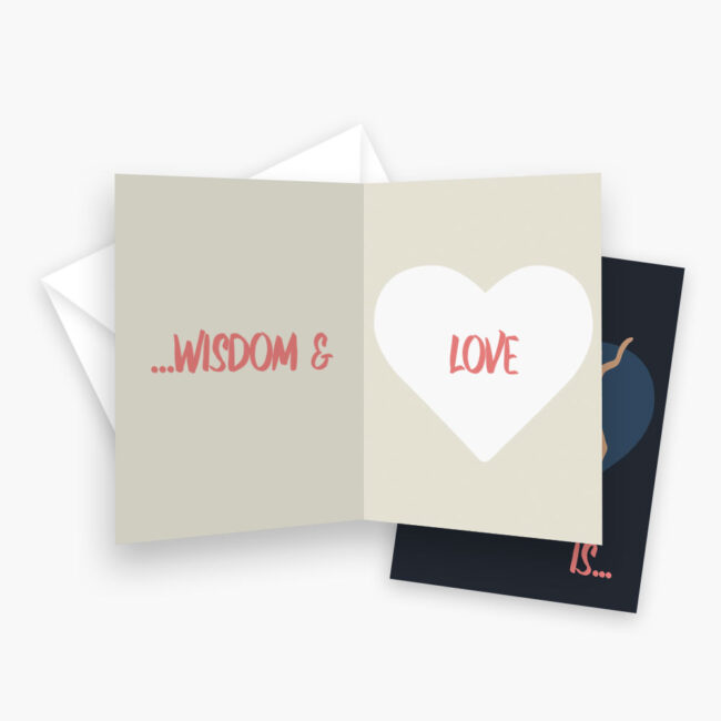 Family is… wisdom & love – greeting card