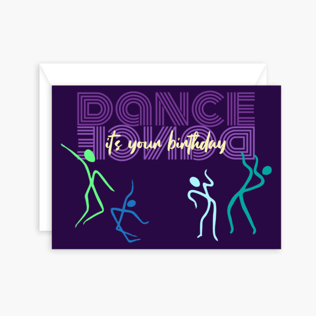 Dance Dance Birthday Card