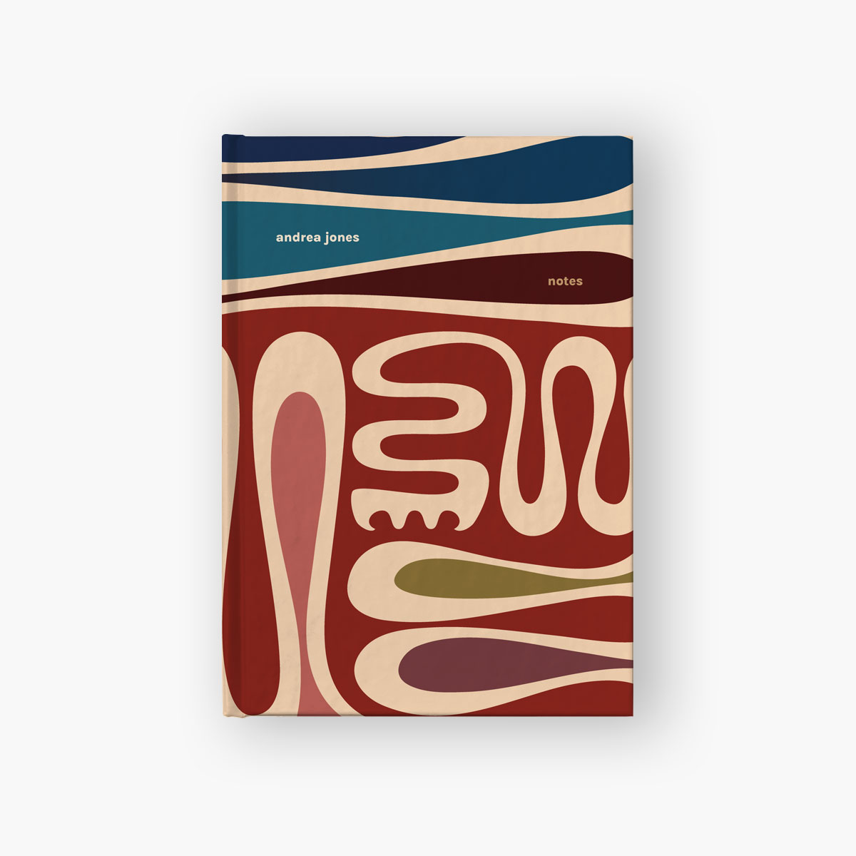 Colorful Adinkra Symbol Notebook – Nkyinkyim (creativity)