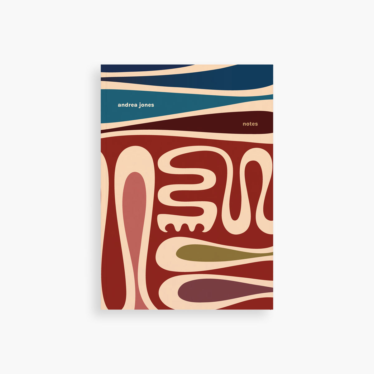 Colorful Adinkra Symbol Notebook – Nkyinkyim (creativity)