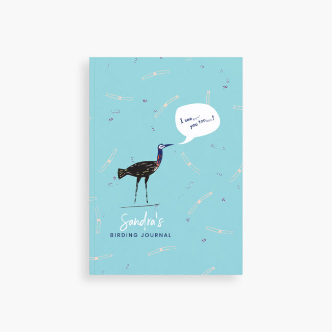 Personalized Birding Journal – I see you too-oooo