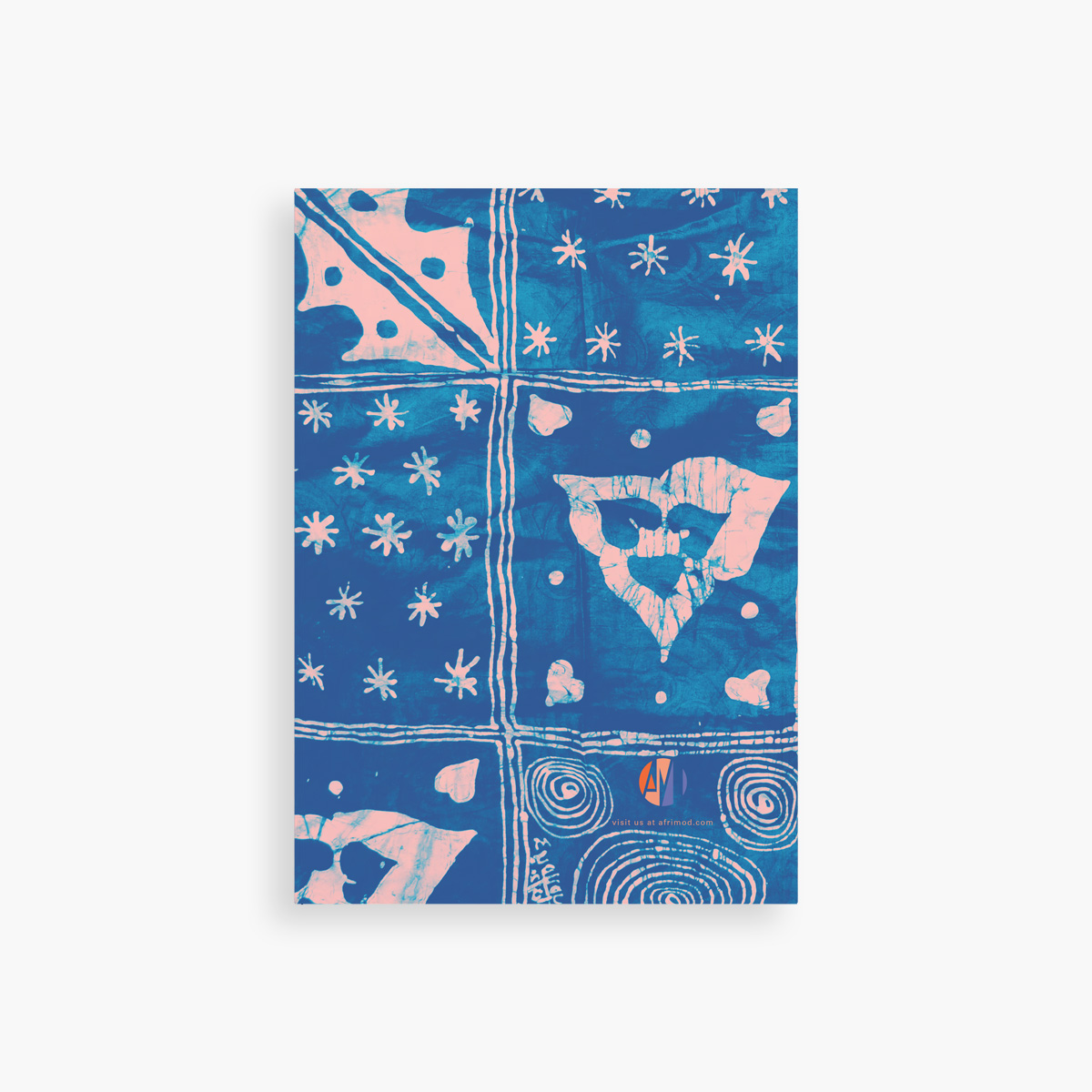 Personalized Blue Batik Dream Journal