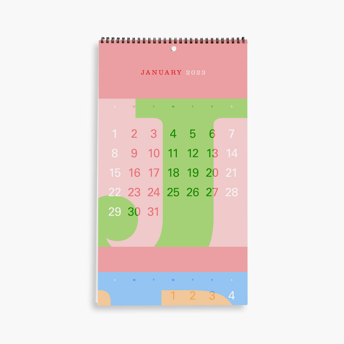 Square One Monthly Wall Calendar – start any month