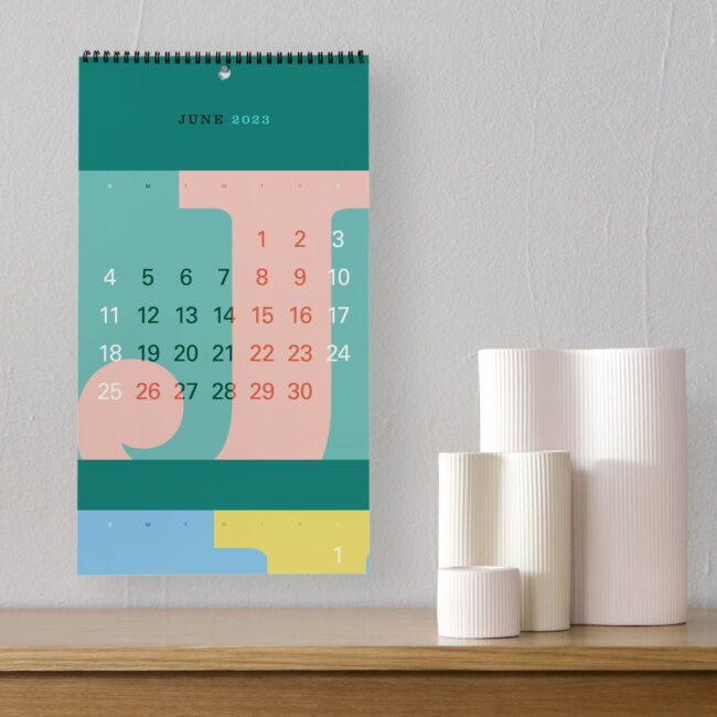 Square One Monthly Wall Calendar – start any month