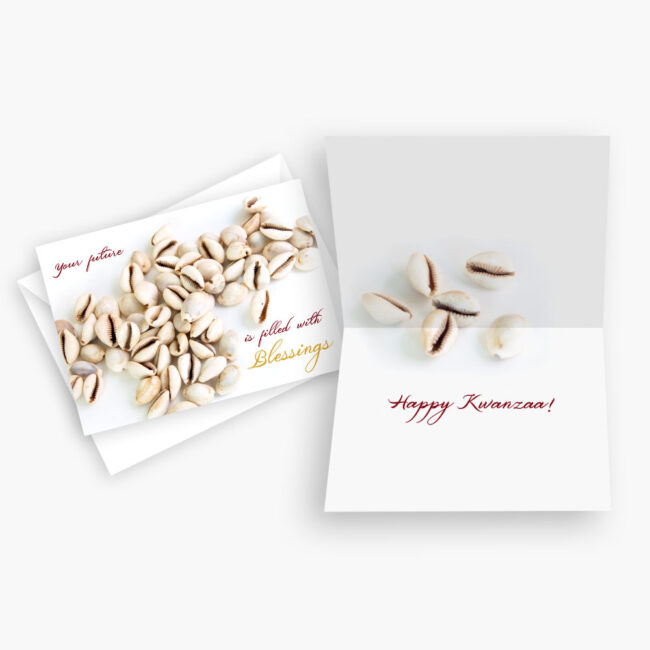 Cowrie Shell Kwanzaa – Your Future is filled with Blessings