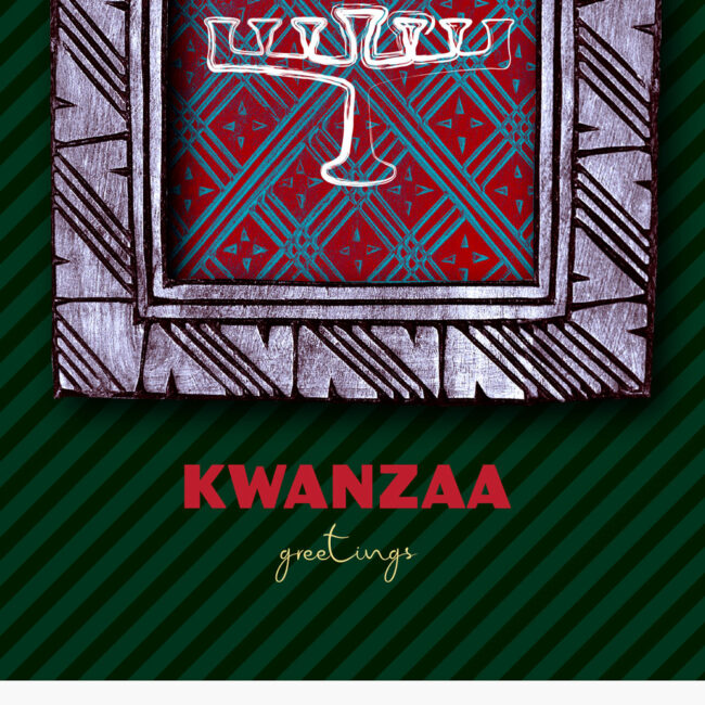 Art of Kwanzaa Card – Kinara